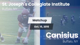 Matchup: St. Joseph's Collegi vs. Canisius  2016