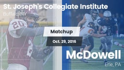 Matchup: St. Joseph's Collegi vs. McDowell  2016