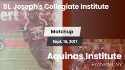 Matchup: St. Joseph's vs. Aquinas Institute  2017