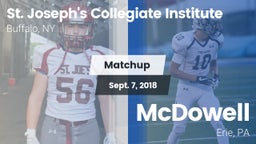 Matchup: St. Joseph's vs. McDowell  2018