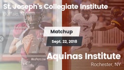 Matchup: St. Joseph's vs. Aquinas Institute  2018