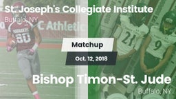 Matchup: St. Joseph's vs. Bishop Timon-St. Jude  2018