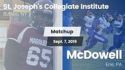 Matchup: St. Joseph's vs. McDowell  2019