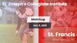 Matchup: St. Joseph's vs. St. Francis  2019