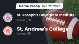 Recap: St. Joseph's Collegiate Institute vs. St. Andrew's College 2022