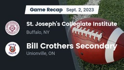 Recap: St. Joseph's Collegiate Institute vs. Bill Crothers Secondary 2023