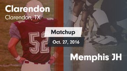 Matchup: Clarendon vs. Memphis JH 2016