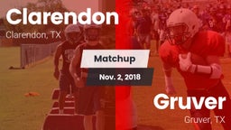 Matchup: Clarendon vs. Gruver  2018