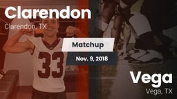 Matchup: Clarendon vs. Vega  2018