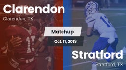 Matchup: Clarendon vs. Stratford  2019