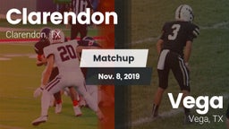 Matchup: Clarendon vs. Vega  2019