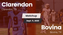 Matchup: Clarendon vs. Bovina  2020