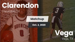 Matchup: Clarendon vs. Vega  2020