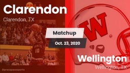 Matchup: Clarendon vs. Wellington  2020