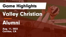 Valley Christian  vs Alumni Game Highlights - Aug. 11, 2022