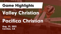 Valley Christian  vs Pacifica Christian  Game Highlights - Aug. 23, 2022