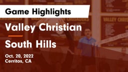 Valley Christian  vs South Hills Game Highlights - Oct. 20, 2022