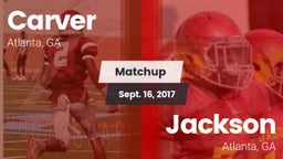 Matchup: Carver  vs. Jackson  2017