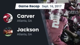 Recap: Carver  vs. Jackson  2017