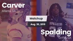 Matchup: Carver  vs. Spalding  2019