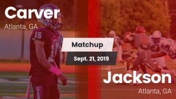 Matchup: Carver  vs. Jackson  2019