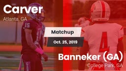Matchup: Carver  vs. Banneker  (GA) 2019