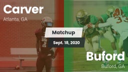 Matchup: Carver  vs. Buford  2020