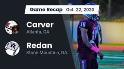 Recap: Carver  vs. Redan  2020