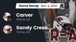 Recap: Carver  vs. Sandy Creek  2020