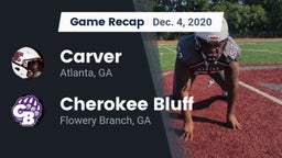 Recap: Carver  vs. Cherokee Bluff   2020