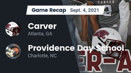 Recap: Carver  vs. Providence Day School 2021