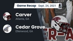 Recap: Carver  vs. Cedar Grove  2021