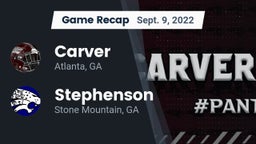 Recap: Carver  vs. Stephenson  2022