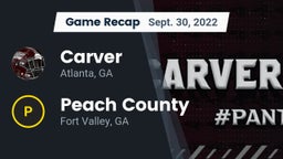 Recap: Carver  vs. Peach County  2022