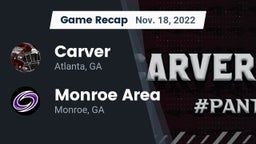 Recap: Carver  vs. Monroe Area  2022