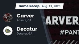 Recap: Carver  vs. Decatur  2023