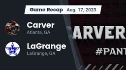 Recap: Carver  vs. LaGrange  2023