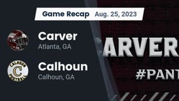 Recap: Carver  vs. Calhoun  2023