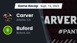 Recap: Carver  vs. Buford  2023