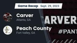 Recap: Carver  vs. Peach County  2023