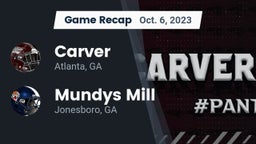 Recap: Carver  vs. Mundys Mill  2023