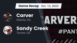 Recap: Carver  vs. Sandy Creek  2023