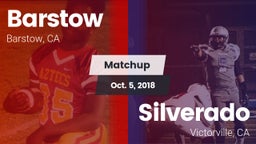Matchup: Barstow vs. Silverado  2018