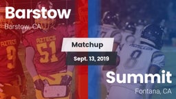 Matchup: Barstow vs. Summit  2019