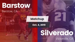 Matchup: Barstow vs. Silverado  2019