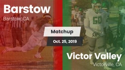 Matchup: Barstow vs. Victor Valley  2019
