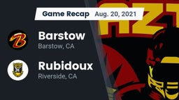Recap: Barstow  vs. Rubidoux  2021