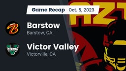 Recap: Barstow  vs. Victor Valley  2023