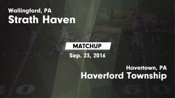 Matchup: Strath Haven vs. Haverford Township  2016