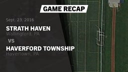 Recap: Strath Haven  vs. Haverford Township  2016